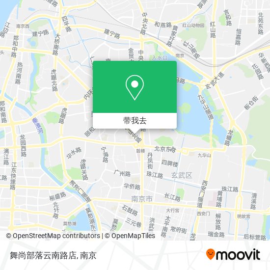 舞尚部落云南路店地图