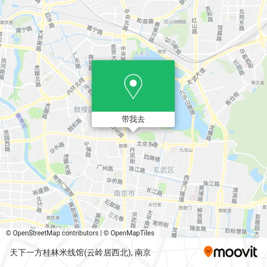 天下一方桂林米线馆(云岭居西北)地图