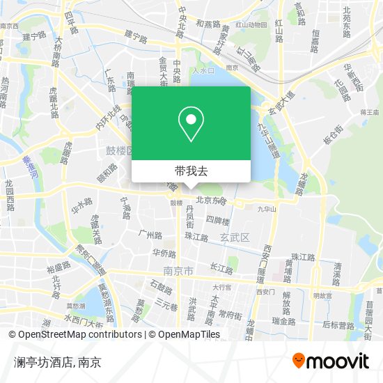 澜亭坊酒店地图