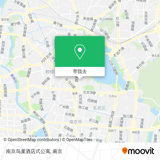 南京鸟巢酒店式公寓地图