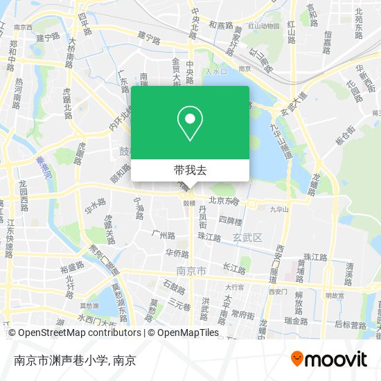 南京市渊声巷小学地图