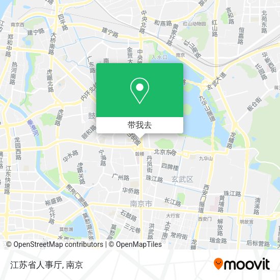 江苏省人事厅地图