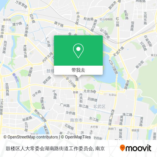 鼓楼区人大常委会湖南路街道工作委员会地图