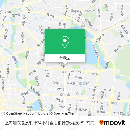 上海浦东发展银行24小时自助银行(鼓楼支行)地图