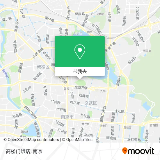 高楼门饭店地图