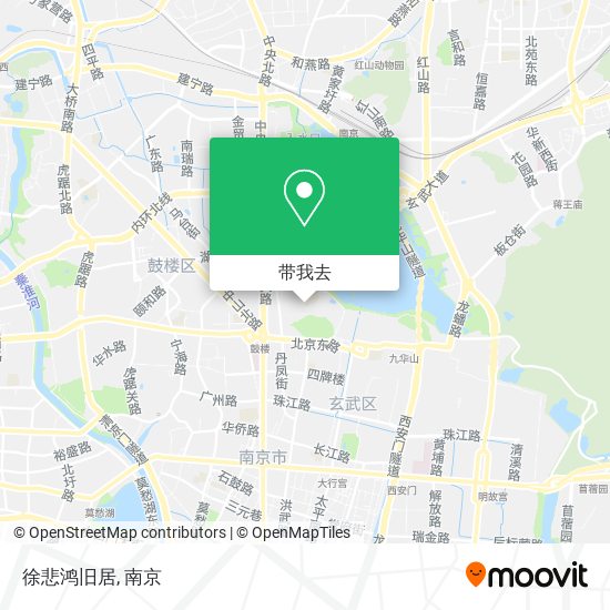 徐悲鸿旧居地图