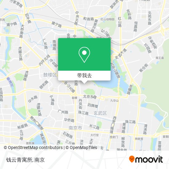 钱云青寓所地图