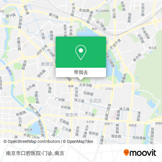 南京市口腔医院-门诊地图