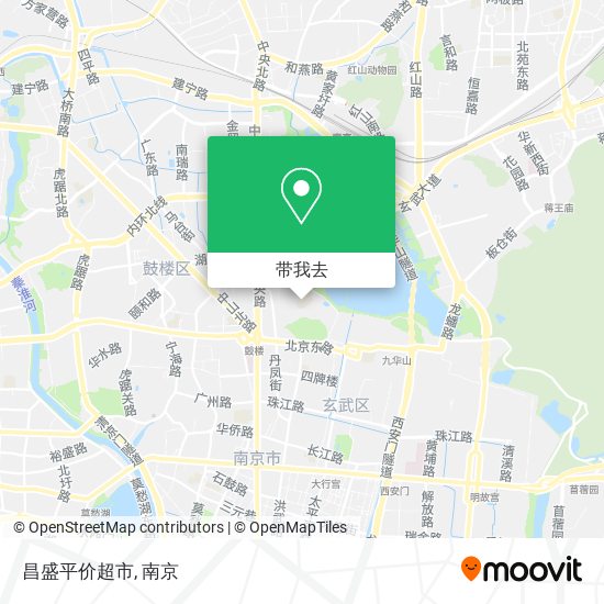 昌盛平价超市地图