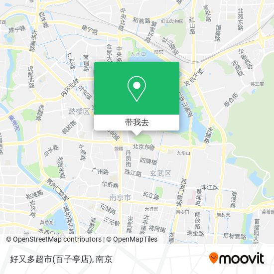 好又多超市(百子亭店)地图