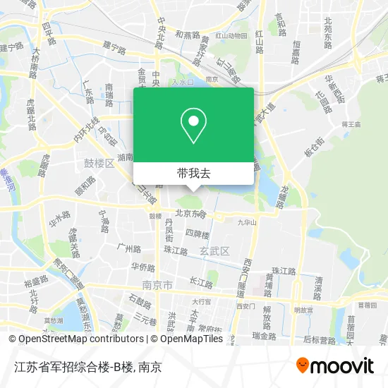 江苏省军招综合楼-B楼地图