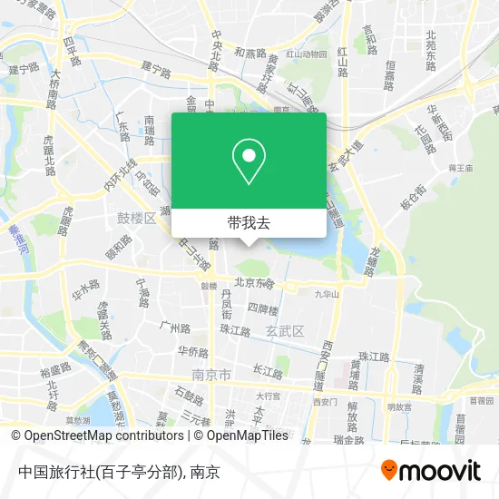 中国旅行社(百子亭分部)地图