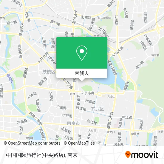 中国国际旅行社(中央路店)地图