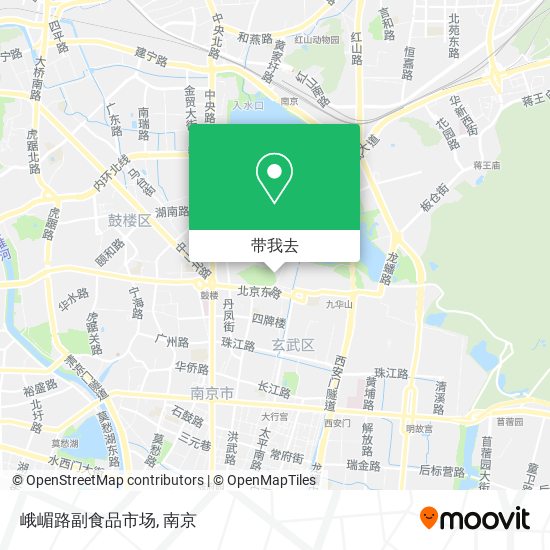 峨嵋路副食品市场地图