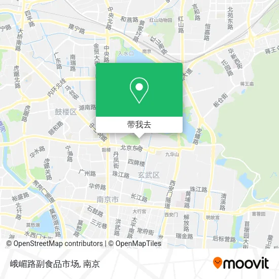 峨嵋路副食品市场地图