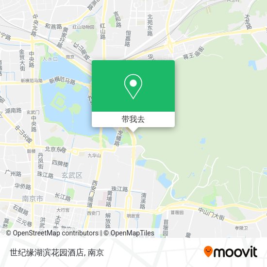 世纪缘湖滨花园酒店地图