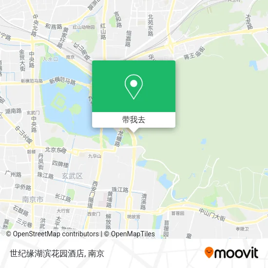 世纪缘湖滨花园酒店地图