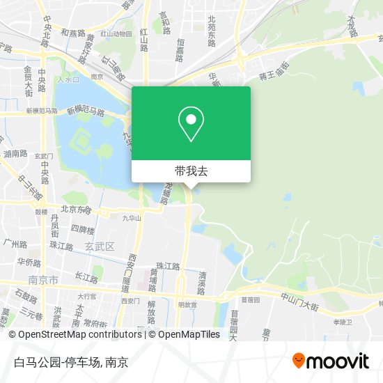 白马公园-停车场地图