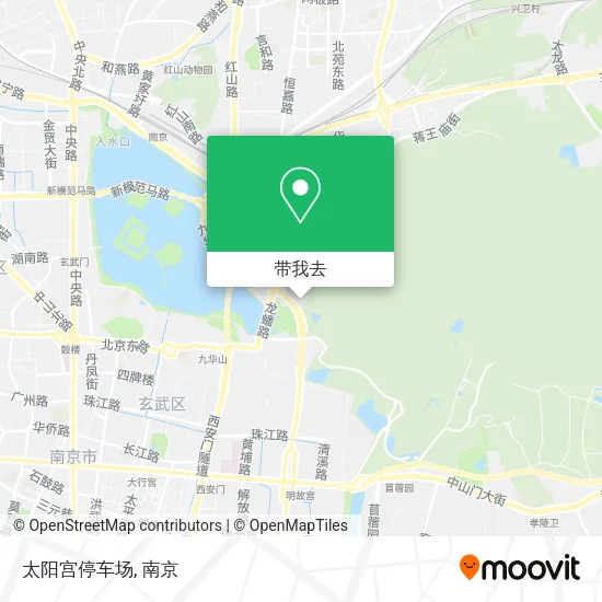 太阳宫停车场地图