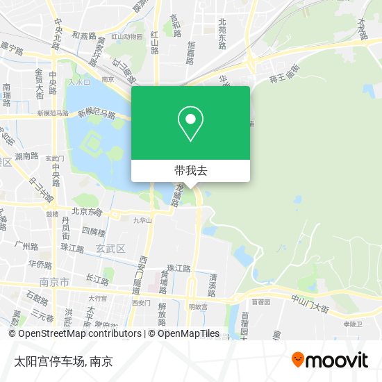 太阳宫停车场地图