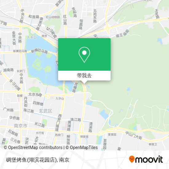 碉堡烤鱼(湖滨花园店)地图