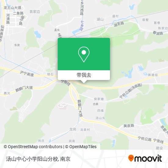 汤山中心小学阳山分校地图