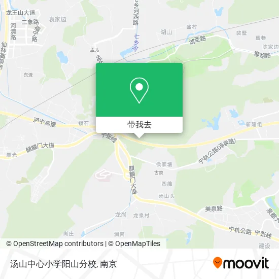 汤山中心小学阳山分校地图