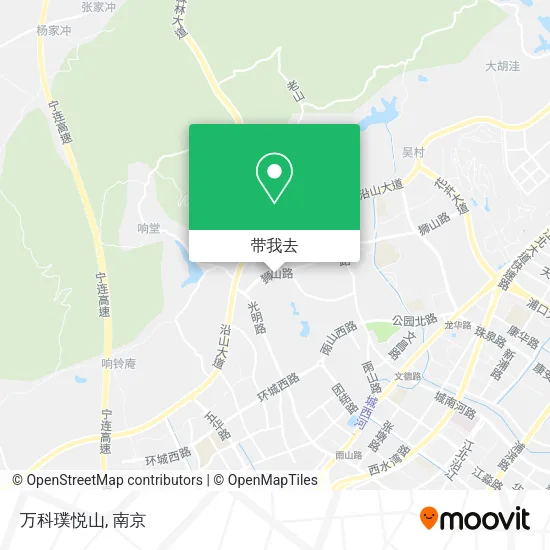 万科璞悦山地图