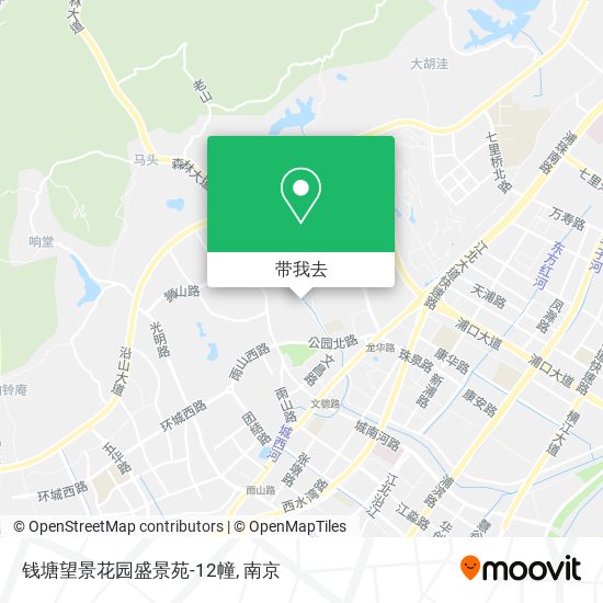 钱塘望景花园盛景苑-12幢地图
