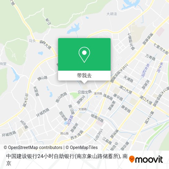 中国建设银行24小时自助银行(南京象山路储蓄所)地图