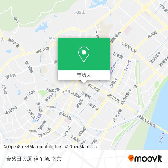 金盛田大厦-停车场地图