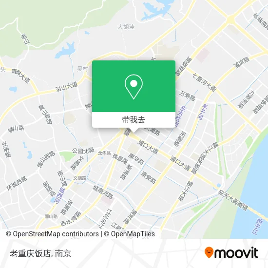 老重庆饭店地图