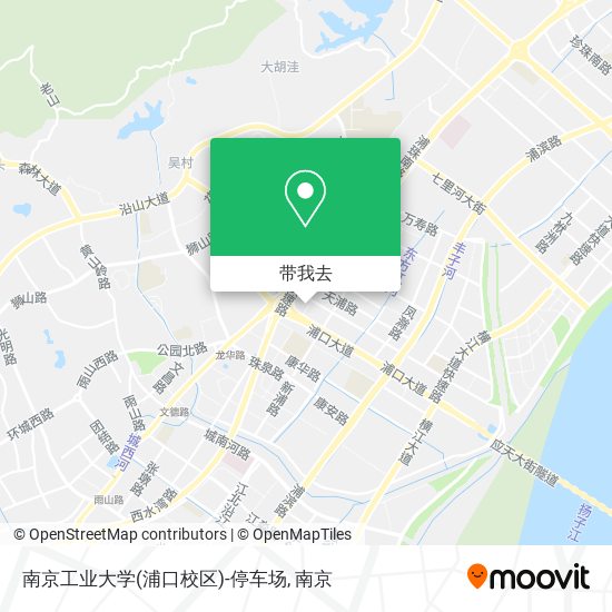 南京工业大学(浦口校区)-停车场地图