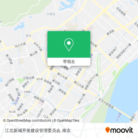 江北新城开发建设管理委员会地图