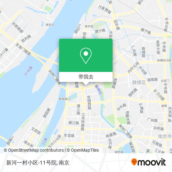 新河一村小区-11号院地图
