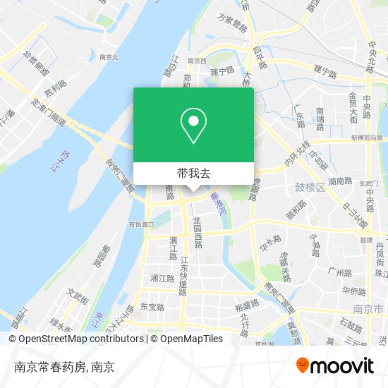 南京常春药房地图