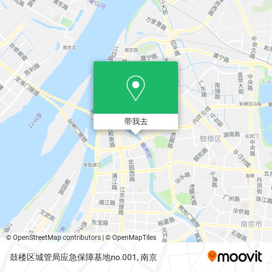 鼓楼区城管局应急保障基地no.001地图