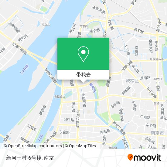 新河一村-6号楼地图