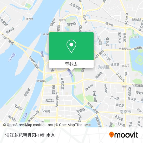 清江花苑明月园-1幢地图