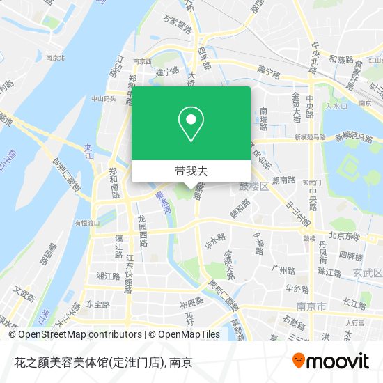 花之颜美容美体馆(定淮门店)地图