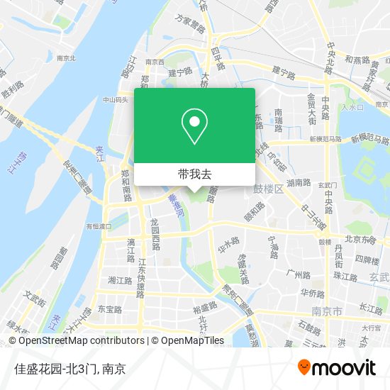 佳盛花园-北3门地图
