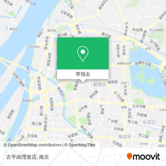 古平岗理发店地图