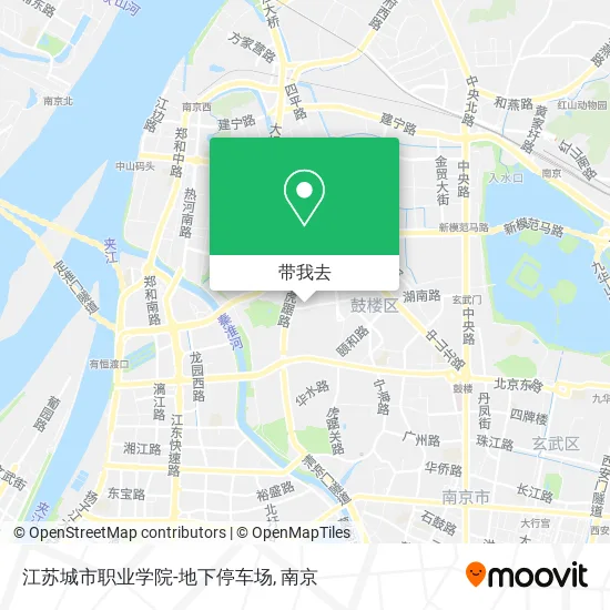 江苏城市职业学院-地下停车场地图