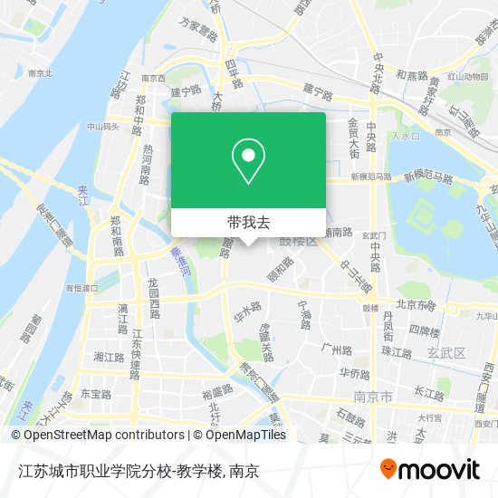 江苏城市职业学院分校-教学楼地图