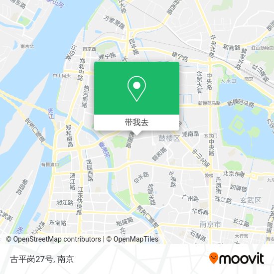 古平岗27号地图