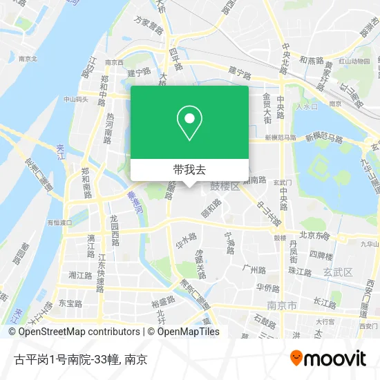 古平岗1号南院-33幢地图