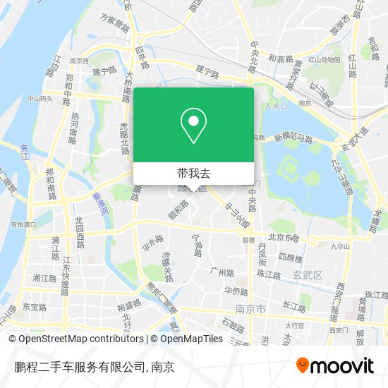 鹏程二手车服务有限公司地图