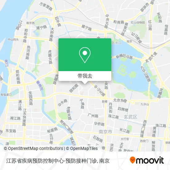 江苏省疾病预防控制中心-预防接种门诊地图