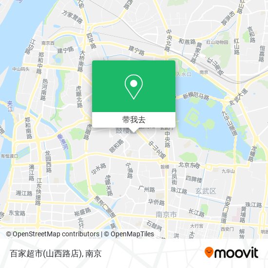 百家超市(山西路店)地图