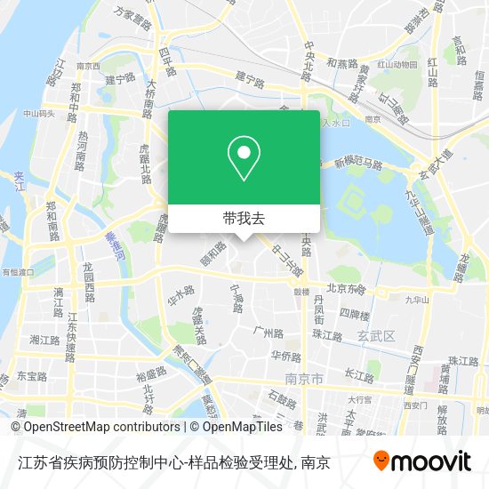 江苏省疾病预防控制中心-样品检验受理处地图